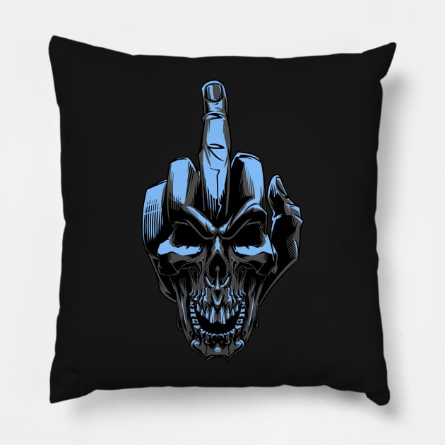 skull f*ck Pillow by Chack Loon