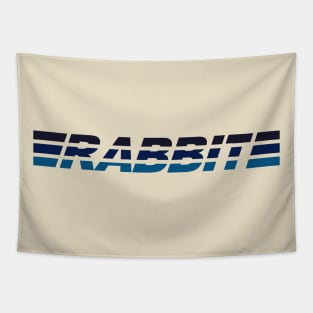 Rabbit - Blue Tapestry