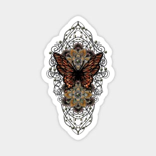 Wonderful elegant butterflies Magnet