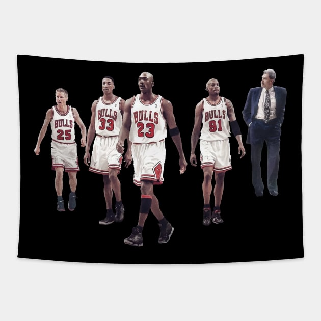 Chicago Bulls The Last Dance II Tapestry by inkstyl