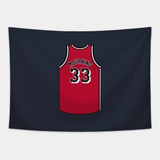 Alonzo Mourning Miami Jersey Qiangy Tapestry