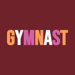 GYMNAST (Light lesbian flag colors) T-Shirt