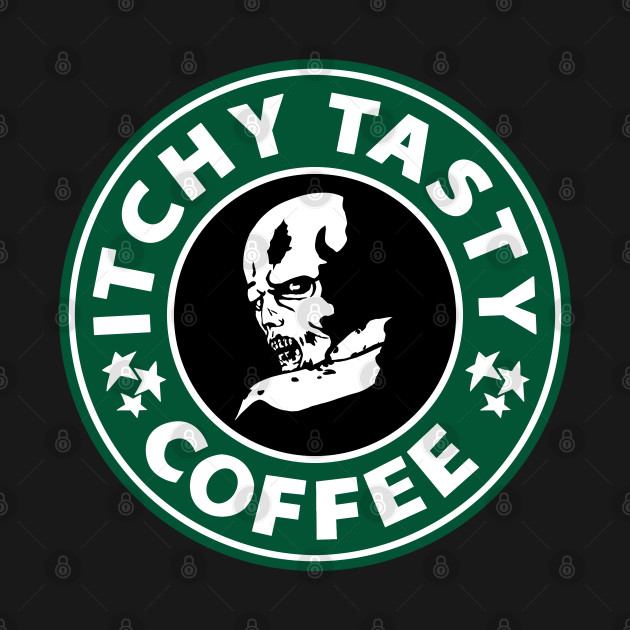 Itchy Tasty Coffee - Video Games - T-Shirt