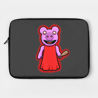 Piggy Roblox Laptop Sleeves Teepublic Uk - denis daily roblox creepy games eyes
