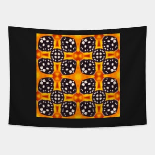 Orange and Black Monarch Butterfly Pattern 6 Tapestry