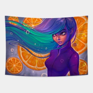 Orange Soda Tapestry