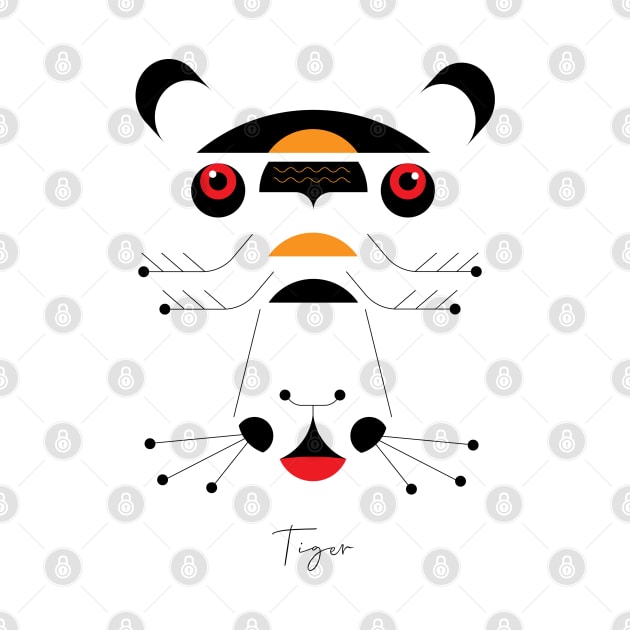 Tiger Minimalism by zlam