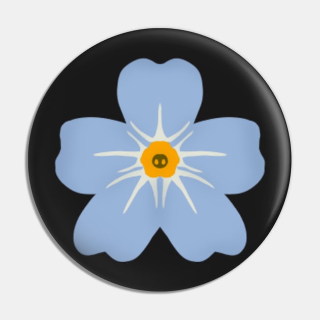 Forget Me Not Pin by whizz0