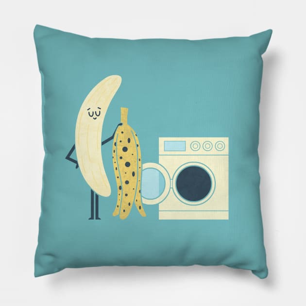 Banana Laundry Pillow by HandsOffMyDinosaur