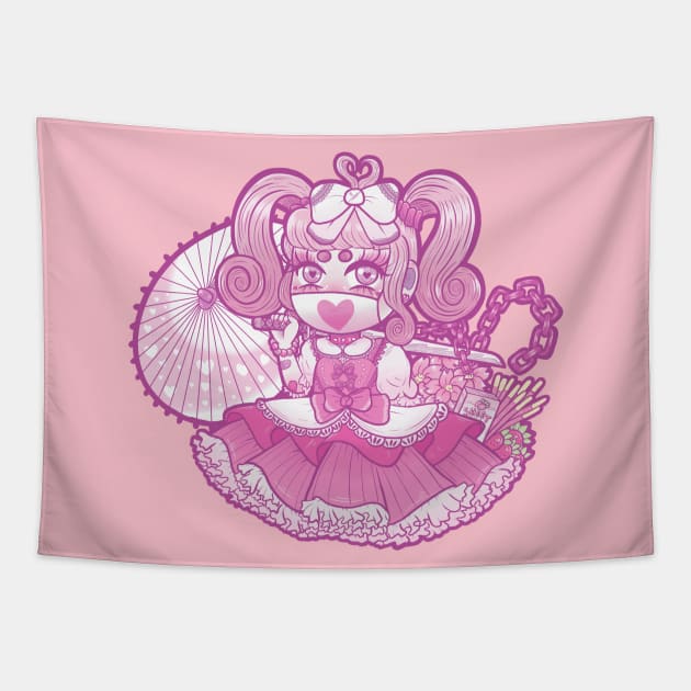 Kawaii or Gansta Simple Tapestry by Robarts