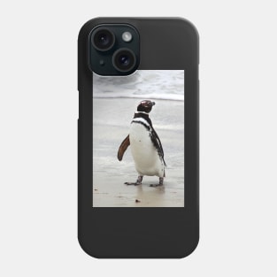 Magellanic Penguin Strolling on the Beach Phone Case