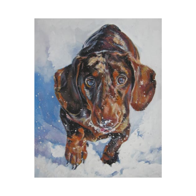 Dachshund Fine Art Painting by LASHEPARD