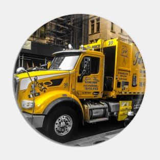 Yellow Truck, Manhattan, New York City Pin