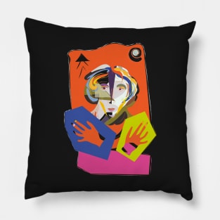 Fauve portrait Pillow