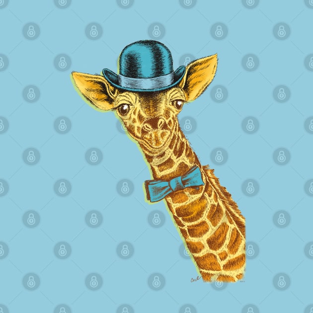 I'm too SASSY for my hat! Vintage Painted Giraffe by TheCore