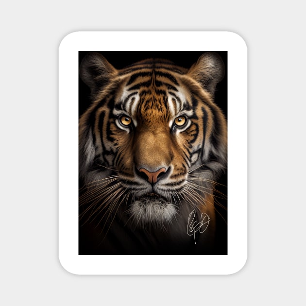 Tiger_01 Magnet by BYCOLERO