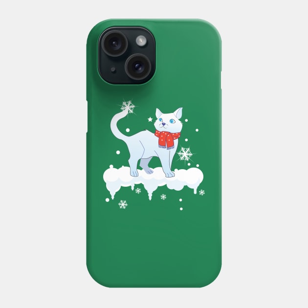 The Winter Cat Phone Case by emma17