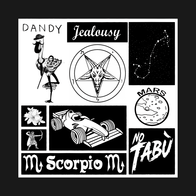 SCORPIO ZODIAC SIGN CHART by DEMON LIMBS