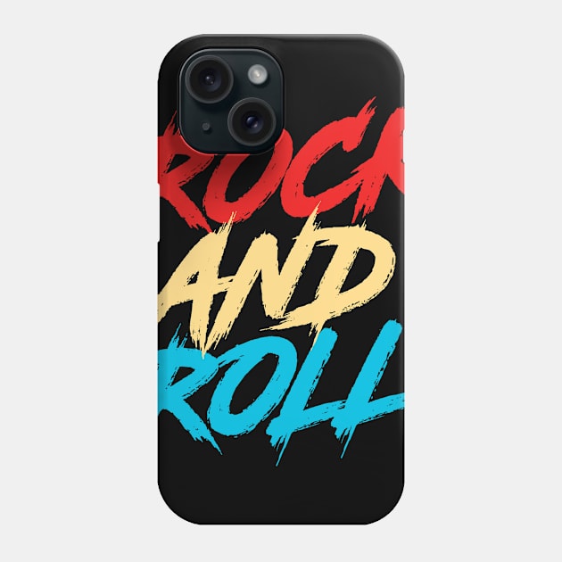 Rock And Roll Phone Case by ABCSHOPDESIGN