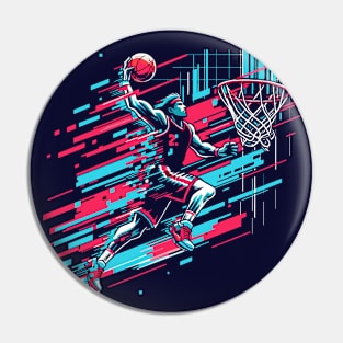 Glitch Ballin': 8-Bit Baller Vibes for the Digital Dribbler Pin