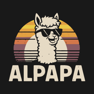 Funny Father's Day Papa Alpapa Alpaca best funny father's day gifts T-Shirt