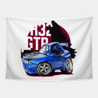 Skyline R32 Tapestry