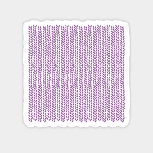 Knit Wave Amethyst Magnet