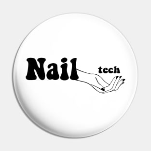 Nail tech  Gift for Women's  spring nails Pin