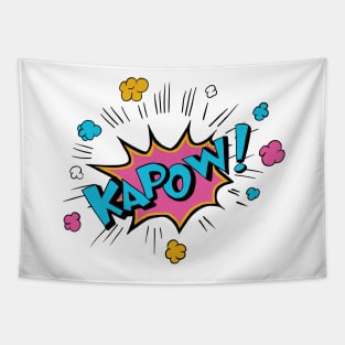 KAPOW! - Pop Art Comic Style KAPOW Tapestry