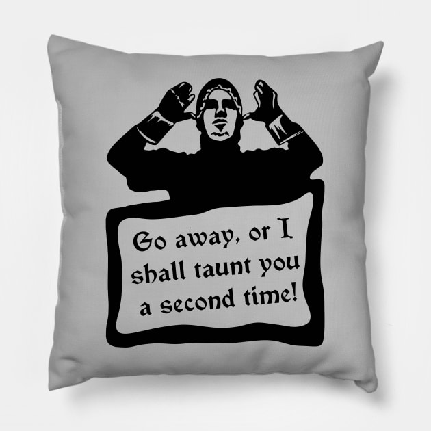 Holy Grail French Taunt Pillow by Slightly Unhinged