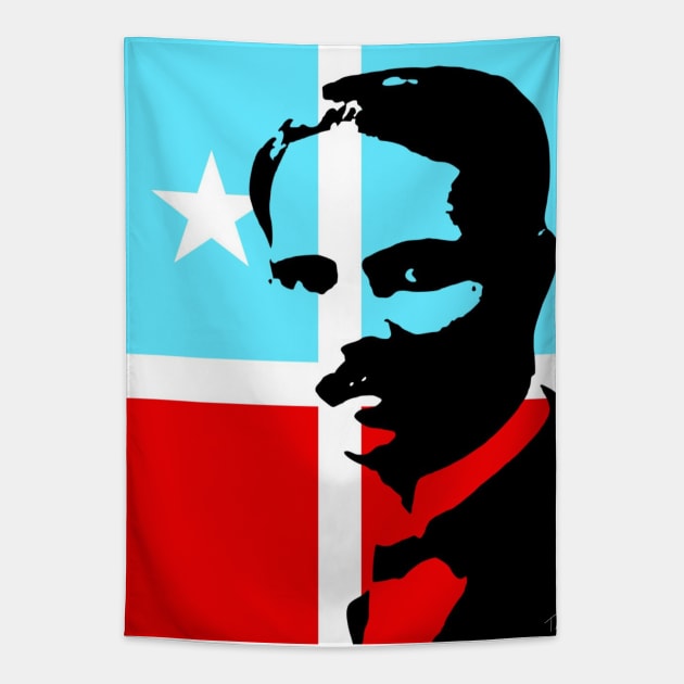 Pedro Albizu Campos Tapestry by Art y Son con Tania