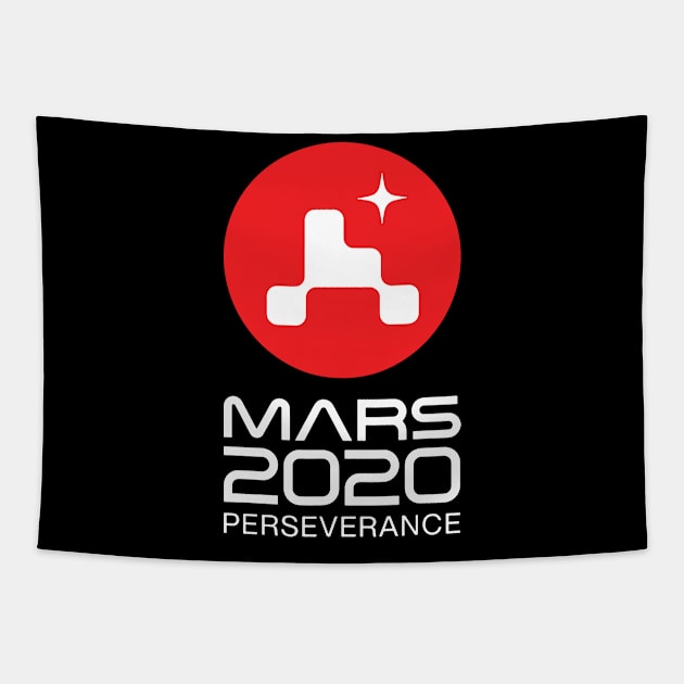 Mars 2020 Perseverance Rover Mission Patch Logo JPL Insignia Tapestry by ArchmalDesign