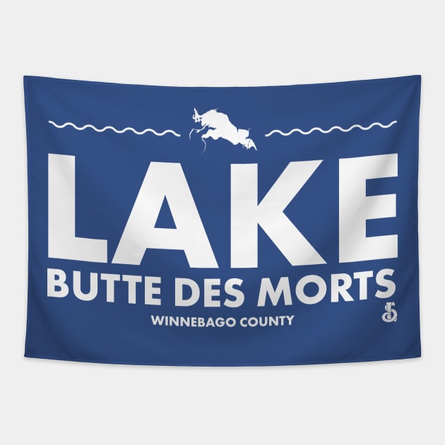 Winnebago County, Wisconsin - Lake Butte des Morts Tapestry by LakesideGear