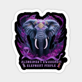 alzheimers warrior unbreakable Magnet