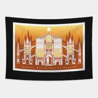 Gothic Buildings of Prayer Tapestry