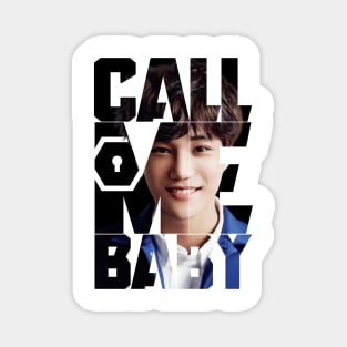 EXO Kai Call Me Baby Typography Magnet