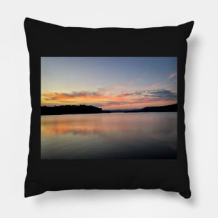 Sunset on the Georgia and South Carolina Border Pillow