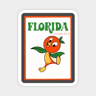 Little Orange Bird Magnet