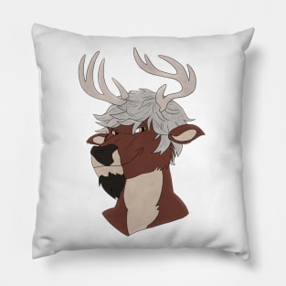 Anthro deer face Pillow