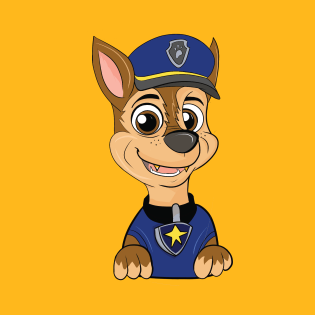 CHASE PAW PATROL by MmzArtwork