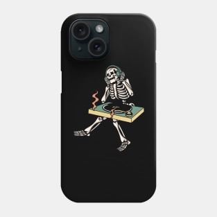 Dj Skull, Musician Skull, Musician Skeleton, Dj Lover Phone Case