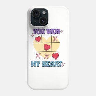 You won my heart, valentine gift Phone Case