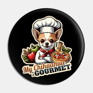 Chihuahua Chef Pin