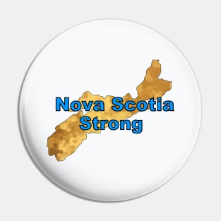 NOVA Scotia Canada Strong. Pin