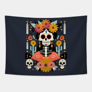 Dia De Los Muertos Tapestry