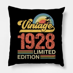 Retro vintage 1928 limited edition Pillow