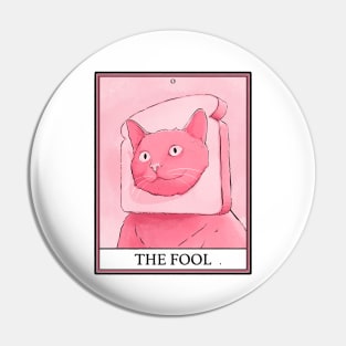 Fool Cat Tarot Pin