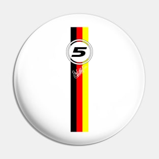 Sebastian Vettel, german pride Pin