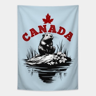 Canadian Beaver Tapestry