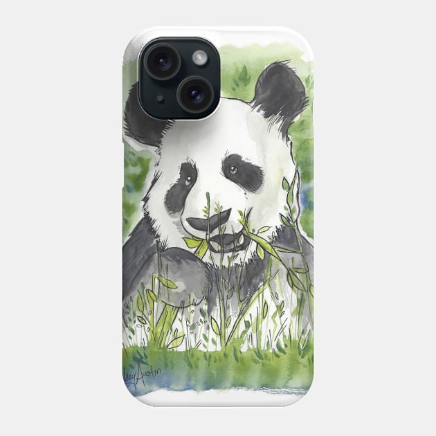 Watercolor Panda Phone Case by Art Additive